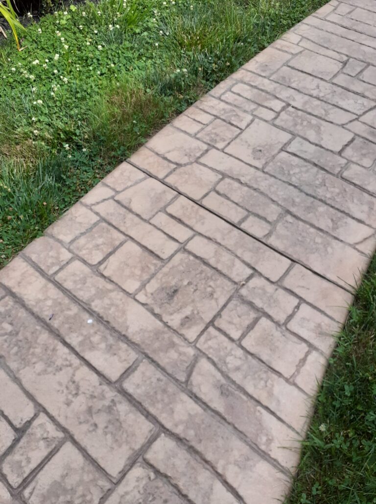 Stamped Walkway